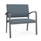 Lesro Newport Bariatric Chair Metal Frame, Charcoal, RF Serene Upholstery NP1401 - alternate 1